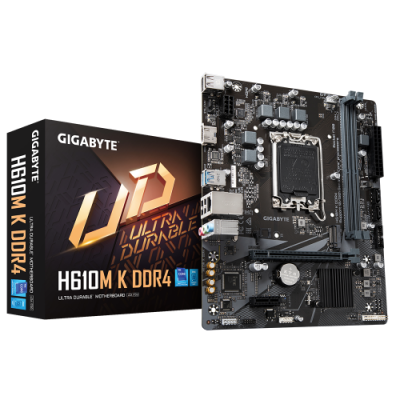 Gigabyte H610M K DDR4 10 placa base Intel H610 Express LGA 1700 micro ATX