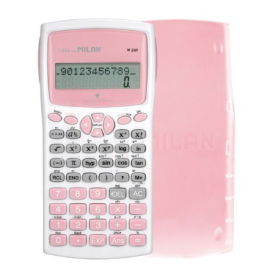 Milan Blister calculadora cientifica M240 rosa Edicion 