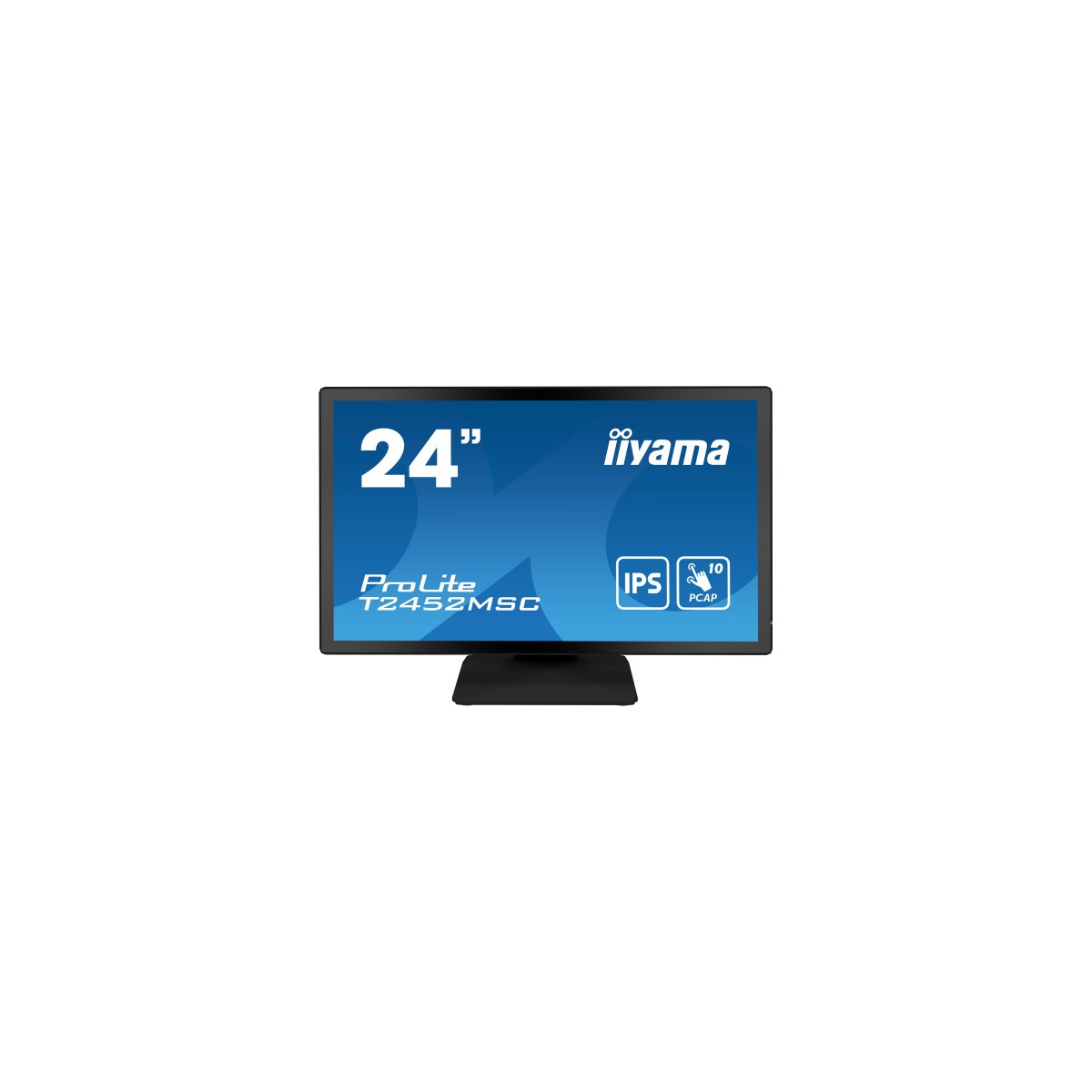 iiyama ProLite T2452MSC B1 pantalla para PC 605 cm 238 1920 x 1080 Pixeles Full HD LCD Pantalla tactil Multi usuario Negro