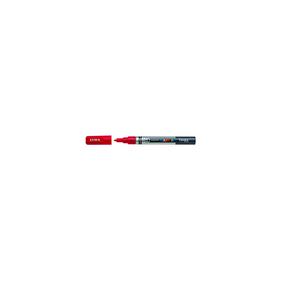 MARCADOR PERMANENTE MARK ALL ROJO 1 MM LYRA GROOVE L6810018