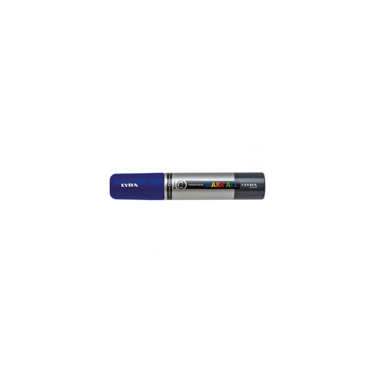 MARCADOR PERMANENTE MARK ALL AZUL OSCURO 15 MM LYRA GROOVE L6840050