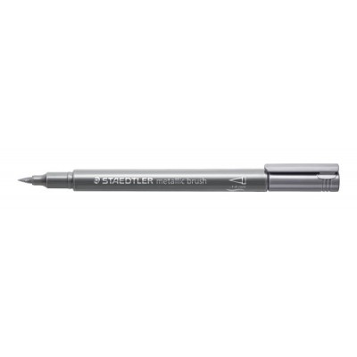 Staedtler 8321 marcador 1 piezas Punta de pincel Plata