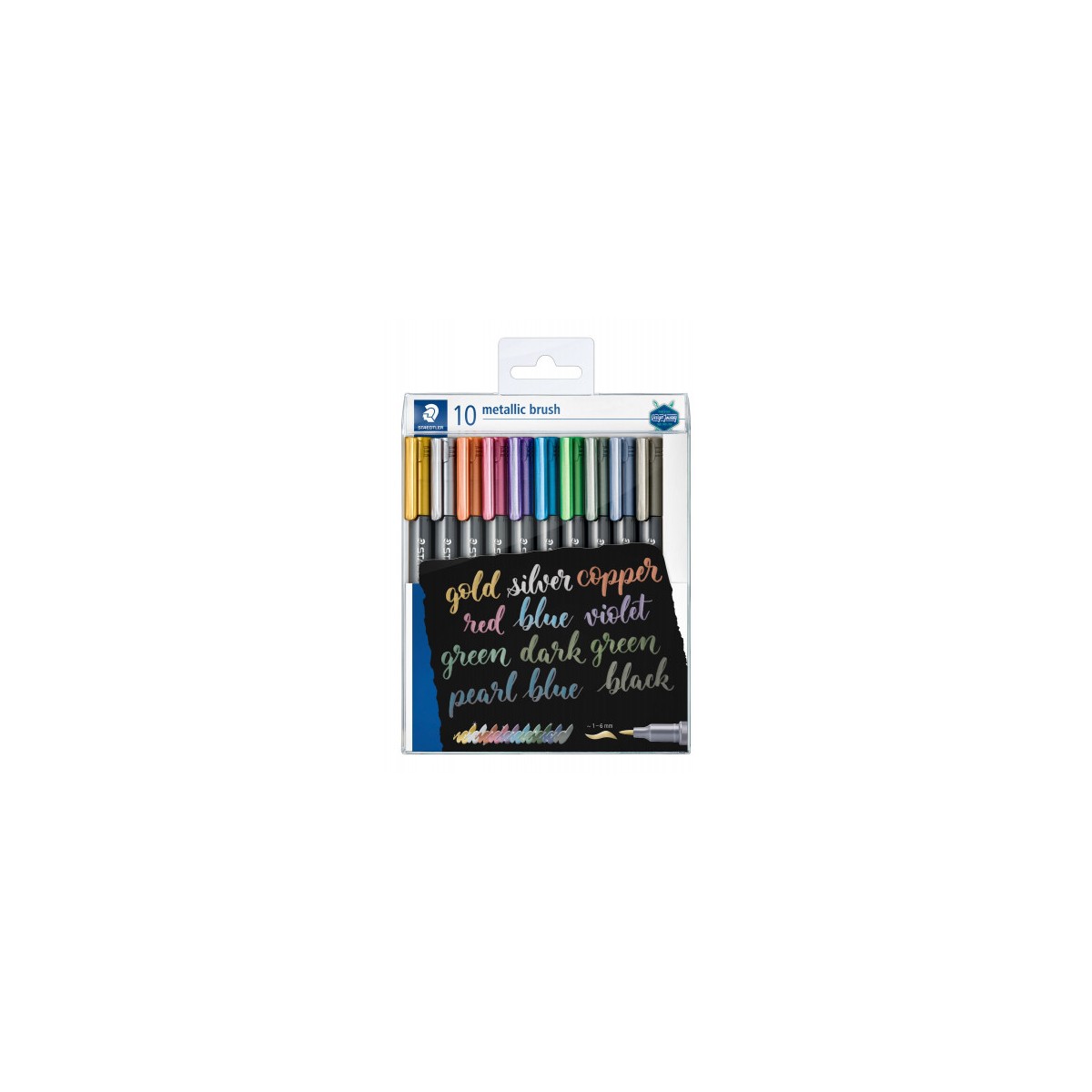 METALLIC BRUSH ESTUCHE 10 COLORES STAEDTLER 8321 TB10