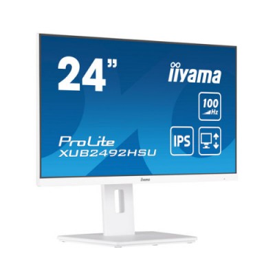 iiyama XUB2492HSU W6 pantalla para PC 605 cm 238 1920 x 1080 Pixeles Full HD LED Blanco