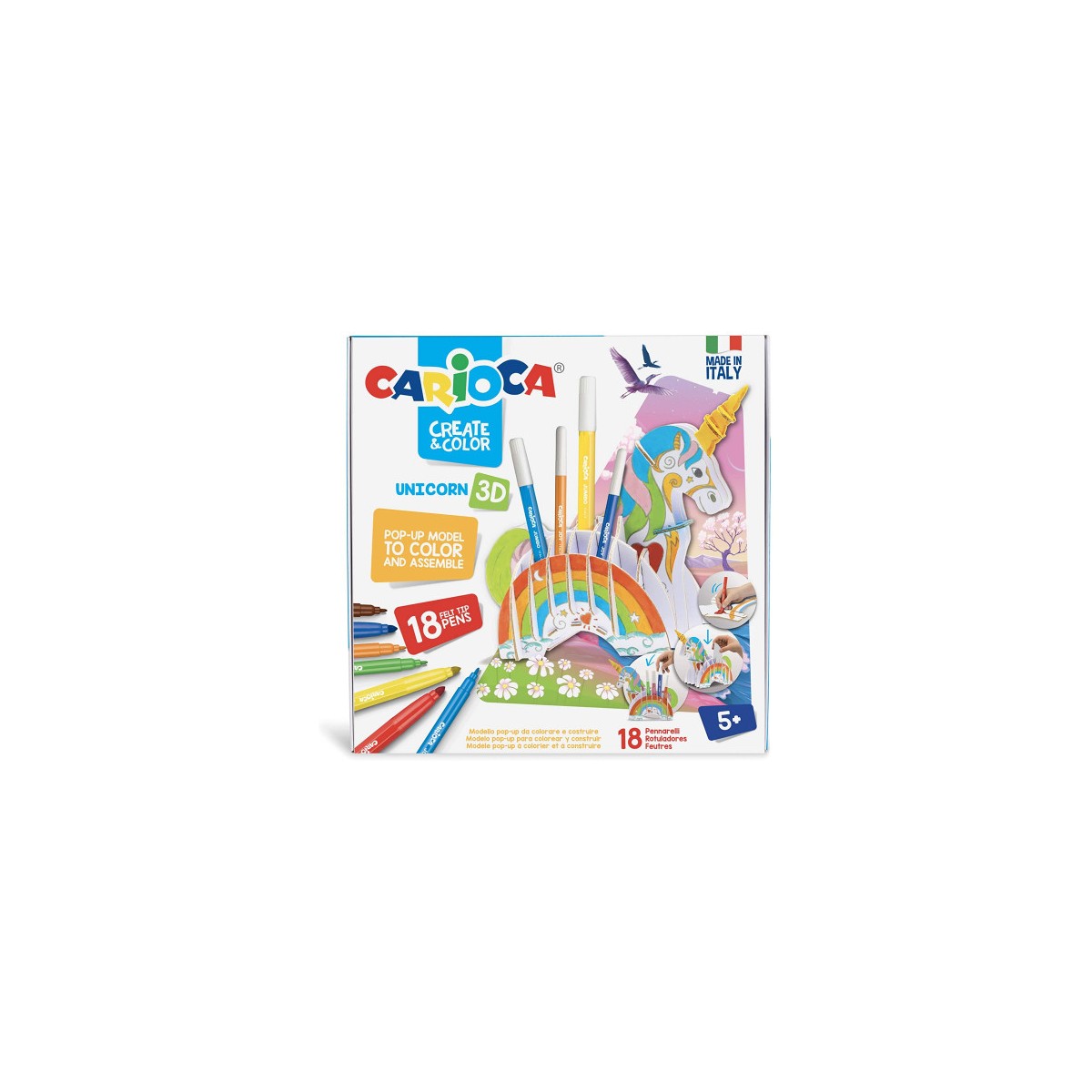 SET CREATE COLOR UNICORN 3D CARIOCA 42986