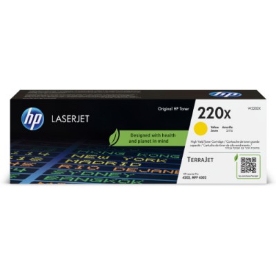 HP Cartucho de toner Original LaserJet 220X amarillo