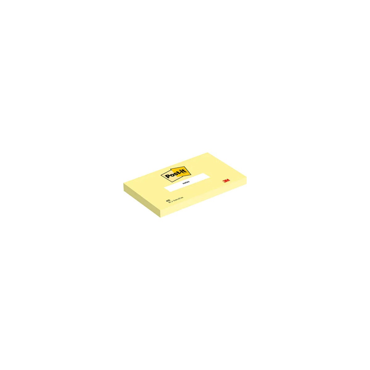 PACK 12 BLOCS 100 HOJAS NOTAS ADHESIVAS 76X127MM CANARY YELLOW CAJA CARToN 655 POST IT 7100290165