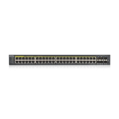 Zyxel GS1920 48HPV2 Gestionado Gigabit Ethernet 10 100 1000 Energia sobre Ethernet PoE Negro