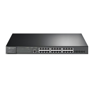 TP LINK TL SG3428XMP switch Gestionado L2 Gigabit Ethernet 10 100 1000 Energia sobre Ethernet PoE Negro