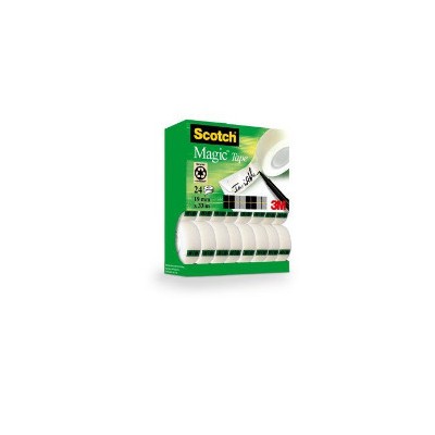 PACK 122 ROLLOS CINTAS ADHESIVAS INVISIBLES MAGIC19MM  33M 810PCK14 SCOTH 7100026965