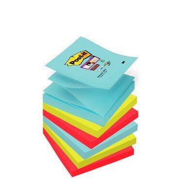 PACK 6 BLOCS 90 HOJAS Z NOTES ADHESIVAS 76X76MM SUPER STICKY COLECCIoN COSMIC R330 6SS COS POST IT 7100263209