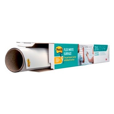 SUPERFICIE ADHESIVA DE BORRADO EN SECO 0609X0914M SUPER STICKY FLEX WRITE ROLLO FWS3X2 POST IT 7100197625