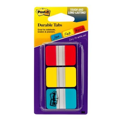 PACK 3 DISPENSADORES X 22 MARCADORES INDEX RiGIDO 254X38MM COLORES SURTIDOS 686 RYB POST IT 7000146810