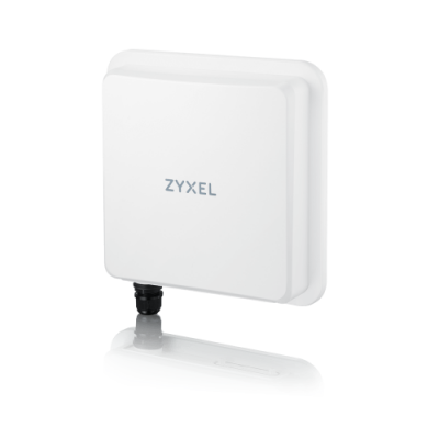 Zyxel FWA710 router inalambrico Multi Gigabit Ethernet Doble banda 24 GHz 5 GHz 5G Blanco