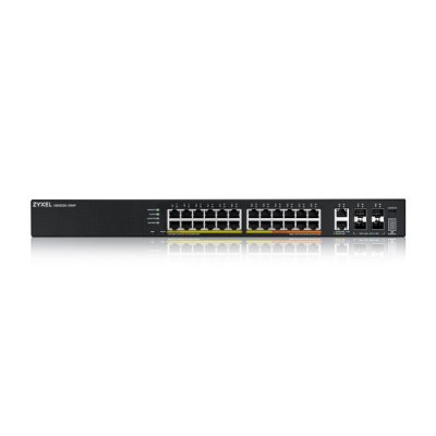 Zyxel XGS2220 30HP Gestionado L3 Gigabit Ethernet 10 100 1000 Energia sobre Ethernet PoE Negro