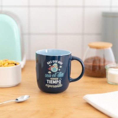 TAZA HAZ QUE HOY SEA EL DiA QUE LLEVAS TIEMPO ESPERANDO MRWONDERFUL WOA11291ES