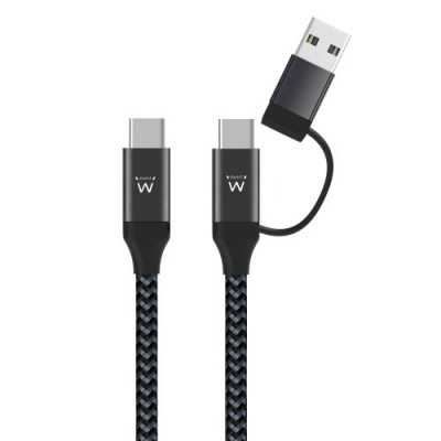 Ewent EW9918 cable USB 1 m USB 32 Gen 1 31 Gen 1 USB C Negro