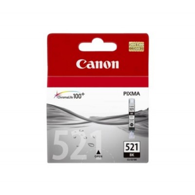 Canon CLI 521 BK cartucho de tinta 1 piezas Original Negro