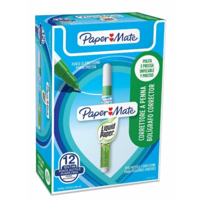 Papermate 2037841 corrector liquido tipo boligrafo 7 ml