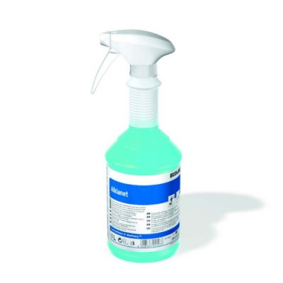 BOTELLA LIMPIACRISTALES Y MULTIUSOS PROFESIONAL 1L CON PULVERIZADOR ALKLANET ECOLAB LI0T4