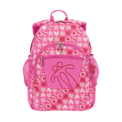 MOCHILA CRAYOLES REFUERZO CAUCHOBOLSILLOS ROSA CORAZONES TOTTO MA04ECO029 1710N 1I3