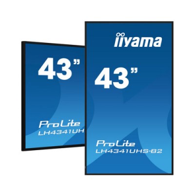 iiyama LH4341UHS B2 pantalla de senalizacion 108 cm 425 LCD 500 cd m 4K Ultra HD Procesador incorporado Android 80 18 7