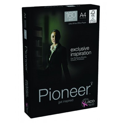 PAQUETE 250H PAPEL EXCLUSIVE PREMIUM 160GR A4 PIONEER CIE 169 PNR1600004