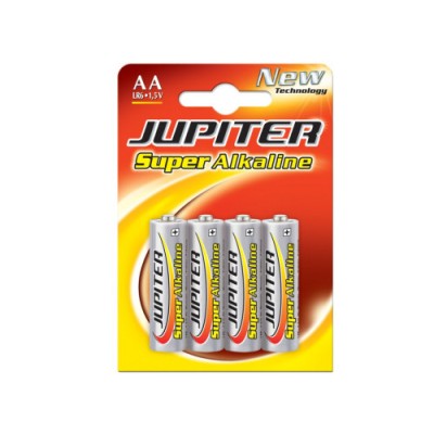 BLISTER 4 PILAS ALKALINAS LR6 E91 AA 318994 JUPITER 040306