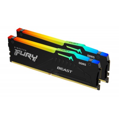 Kingston Technology FURY Beast RGB modulo de memoria 32 GB 2 x 16 GB DDR5 ECC