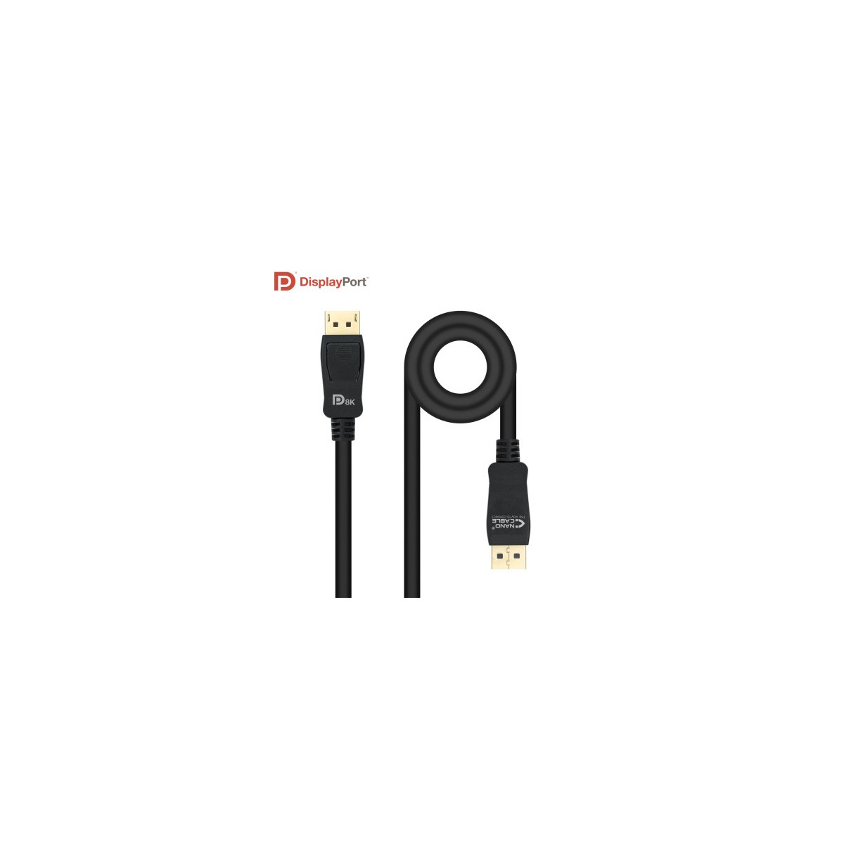 Nanocable Cable DISPLAYPORT 14 CERTIFICADO VESA DP M DP M Negro 15 m