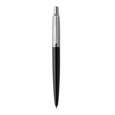 BOLiGRAFO RETRaCTIL JOTTER BOND STREET NEGRO CON RIBETE CROMADO PUNTO MEDIO TINTA AZUL PARKER 1953184