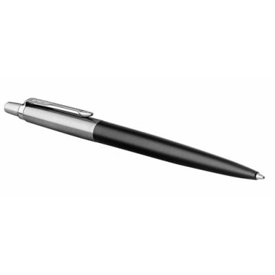 BOLiGRAFO RETRaCTIL JOTTER BOND STREET NEGRO CON RIBETE CROMADO PUNTO MEDIO TINTA AZUL PARKER 1953184