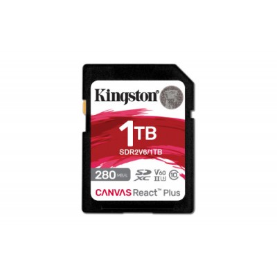 Kingston Technology Canvas React Plus 1 TB SDXC UHS II Clase 10