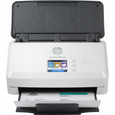 HP Scanjet Pro N4000 snw1 Escaner alimentado con hojas 600 x 600 DPI A4 Negro Blanco