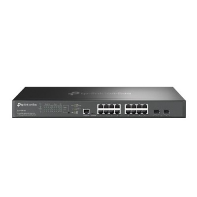 TP Link Omada SG3218XP M2 switch Gestionado L2 25G Ethernet 100 1000 2500 Energia sobre Ethernet PoE 1U Negro