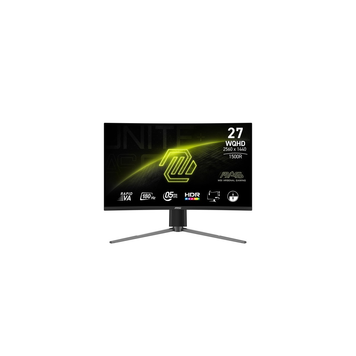 MSI MAG 27CQ6PF pantalla para PC 686 cm 27 2560 x 1440 Pixeles Quad HD LCD Negro