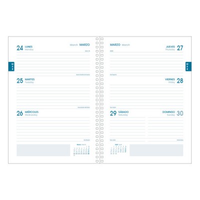 AGENDA ESCOLAR 2024 2025 TAMANO A5 TAPA CARTON FORRADO SEMANA VISTA TANGRAM BASIC VERDE DOHE 51746