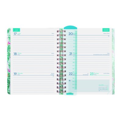 AGENDA DOCENTE 2024 2025 4º 155X212 SEMANA VISTA HORIZONTAL MAGISTRAL PERSONALIZABLE TROPIC FINOCAM 533580125