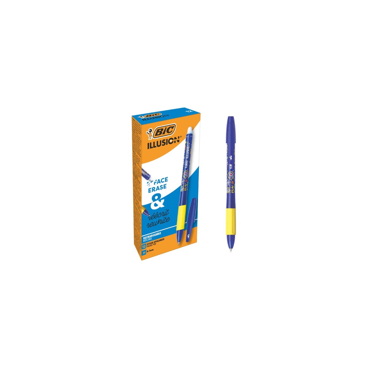 BOLIGRAFO DE GEL BORRABLE AZUL BIC 516518