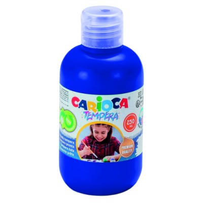 BOTELLA TEMPERA 250 ML AZUL CARIOCA 40424 05