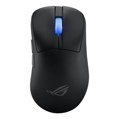 ASUS ROG Keris II Ace Wireless AimPoint Black raton mano derecha RF Wireless Bluetooth USB Type A optico 42000 DPI