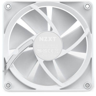 NZXT F120 RGB Carcasa del ordenador Ventilador 12 cm Blanco 1 piezas