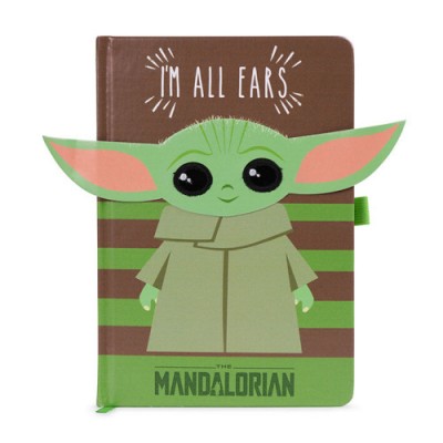 CUADERNO PREMIUM MANDALORIAN IM ALL EARS VERDE PYRAMID INTERNATIONAL SR73280