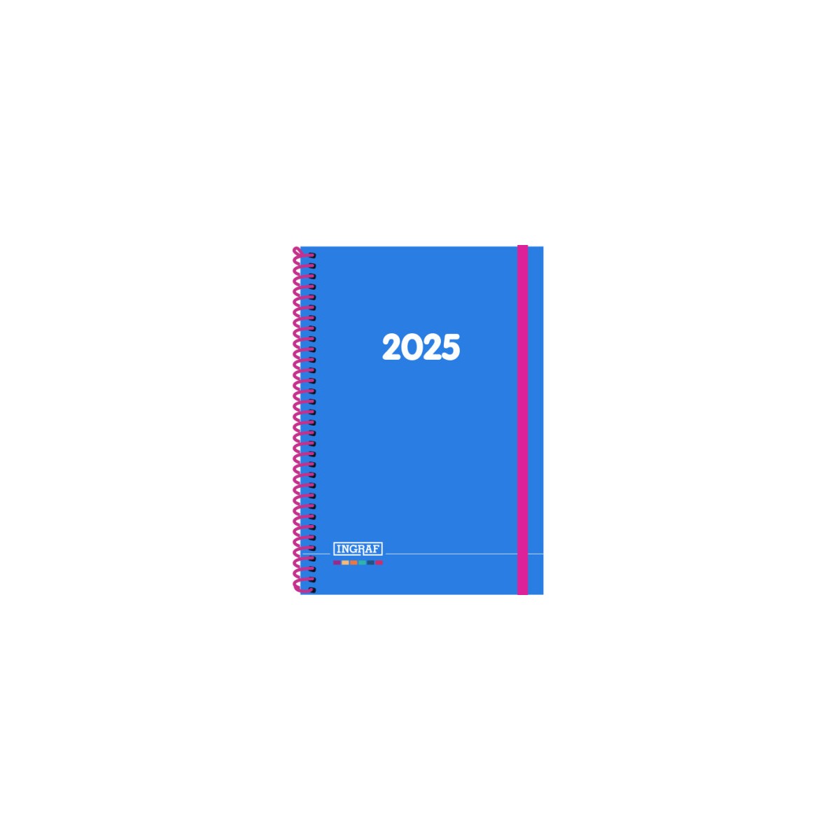 AGENDA 2025 MEDITERRANEO DIA PAGINA 15x21 COLSURTIDOS ESPIRAL CASTELLANO INGRAF 355430