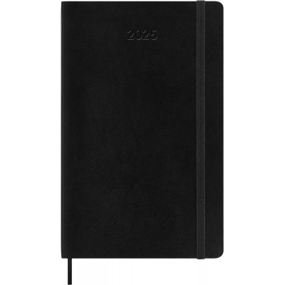 AGENDA 2025 TAPA BLANDA 12 MESES DIARIA L 13 X 21 CM NEGRA MOLESKINE DSB12DC3Y25