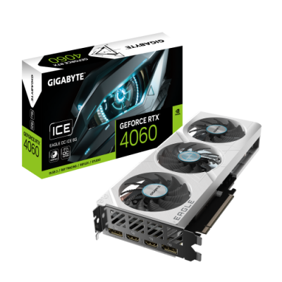 Gigabyte GeForce RTX 4060 EAGLE OC ICE 8G NVIDIA 8 GB GDDR6