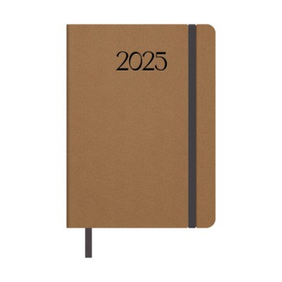 AGENDA 2025 MANHATTAN DIA PAGINA 14 X 20 CM COLOR CAMEL DOHE 12868 25