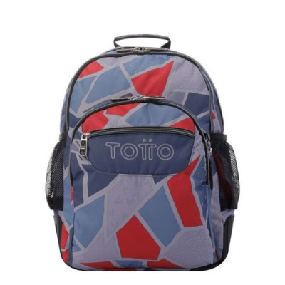 Totto Crayoles mochila Mochila escolar Gris Rojo Poliester