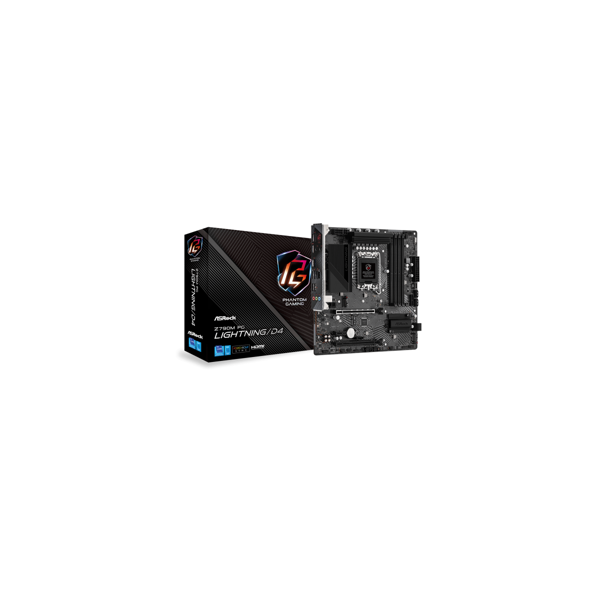 Asrock Z790M PG Lightning D4 Intel Z790 LGA 1700 micro ATX