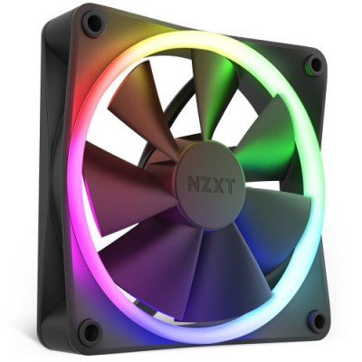 NZXT F120 RGB Carcasa del ordenador Ventilador 12 cm Negro 1 piezas